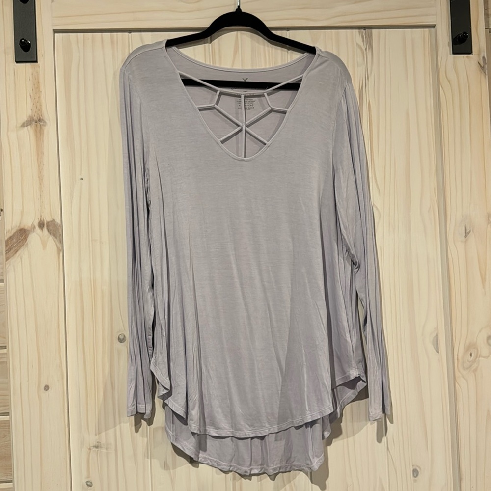 AE Soft & Sexy lavender long sleeve